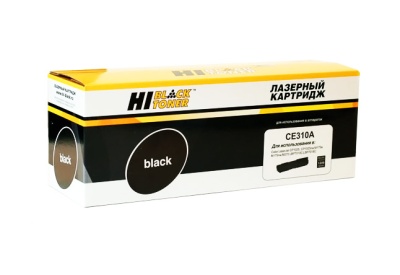 Тонер-картридж Hi-Black (HB-CE310A) для принтера HP CLJ CP1025/1025nw/Pro M175, № 126A, Bk, 1,2K