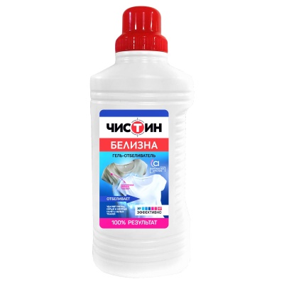 Средство для отбеливания и чистки тканей "Белизна" ЧИСТИН 950г, гель, содержит хлор, ш/к 07912