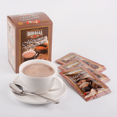 Горячий шоколад Маэстро Чоколатти молочный со вкусом клубники, 25 г