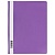 Папка-скоросшиватель пластик. СТАММ А4, 120мкм, фиолетовая с прозр. верхом, ММ-30713