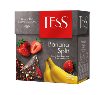 Чай черный Tess Banana Split, 20 пак.