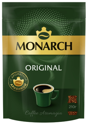Кофе растворимый Monarch Original, 210г