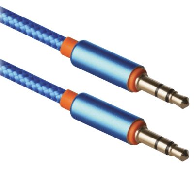 Аудио-кабель Defender JACK 3.5mm (M) - JACK 3.5mm (M), 1.2м, синий [87512]