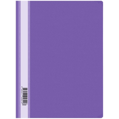Папка-скоросшиватель пластик. OfficeSpace, А4, 120мкм, фиолетовая с прозр. верхом Fms16-7_11693