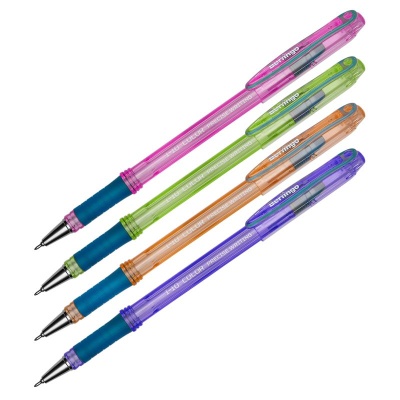 Ручка шариковая масляная Berlingo "I-10 Color" 0,4 мм, синяя, CBp_40015