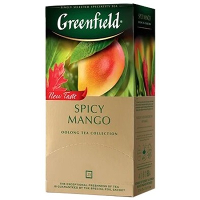Чай оолонг "Greenfield" SPICY MANGO, 1,5*25 пакетиков