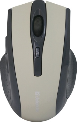Мышь беспроводная Defender Accura MM-665 Grey USB оптическая, 1600 dpi, 5 кнопок + колесо, 52666