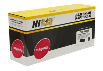 Тонер-картридж Hi-Black (HB-CLT-M406S) для принтера Samsung CLP-360/365/368/CLX-3300/3305, M, 1K