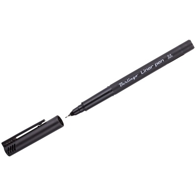 Ручка капиллярная Berlingo "Liner pen", черная, 0,4мм CK_40681