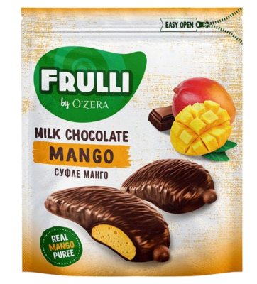 Конфеты OZera Frulli суфле манго в шоколаде, 125 г