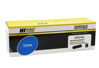 Картридж Hi-Black (HB-CF211A) для принтера HP CLJ Pro 200 M251/MFPM276, №131A, C, 1,8K