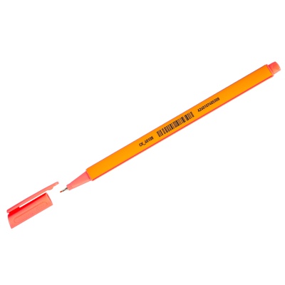 Ручка капиллярная Berlingo "Rapido" розовая, 0,4мм, трехгранная CK_40108