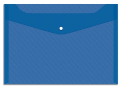 Папка-конверт на кнопке OfficeSpace А4, 150мкм, синяя Fmk12-5 / 220897