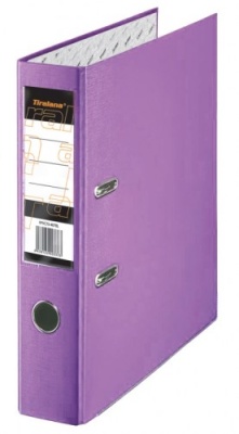 Папка-регистратор Tiralana Flax Vinil 50 мм, ПВХ, фиолетовый RMP50-415VT