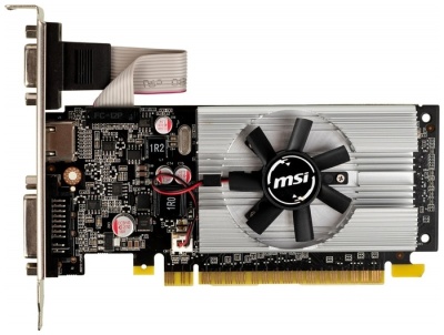 Видеокарта MSI NVIDIA GeForce 210, N210-1GD3/LP, 1ГБ, DDR3, Low Profile, Ret