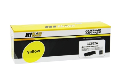 Картридж Hi-Black (HB-CC532A/№ 718) для принтера HP CLJ CP2025/CM2320/Canon LBP7200, Y, 2,8K