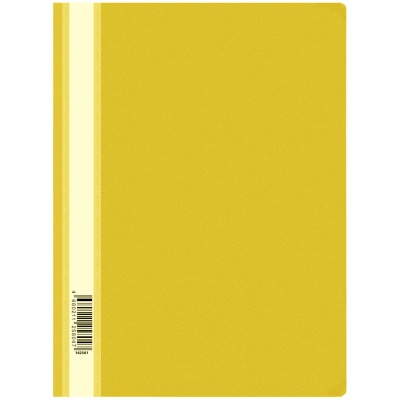Папка-скоросшиватель пластик. OfficeSpace, А4, 160мкм, желтая с прозр. верхом Fms16-2_715