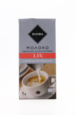 Молоко ультрапастеризованное RIOBA 3,5%, 1л БЗМЖ
