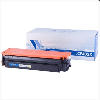 Картридж NVP CF402X для принтера HP CLJ M252/252N/252DN/252DW/277n/277DW, №201X, Y, 2,3K