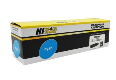 Картридж Hi-Black (CF531A) для принтера HP CLJ Pro M154A/M180n/M181fw, C, 0,9K