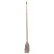 Швабра деревянная веревочная ЛЮБАША, хлопок, 120 см, ворс 30 см, 603633
