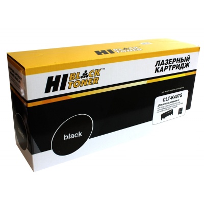 Картридж Hi-Black (HB-CLT-K407S) для принтера Samsung CLP-320/320n/325/CLX-3185/3185n, BK, 1,5K