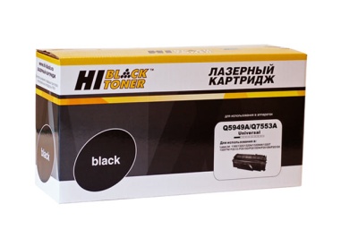 Картридж Hi-Black (HB-Q5949A/Q7553A) для принтера HP LJ 1160/1320/P2015 и Canon 715, 3,5K