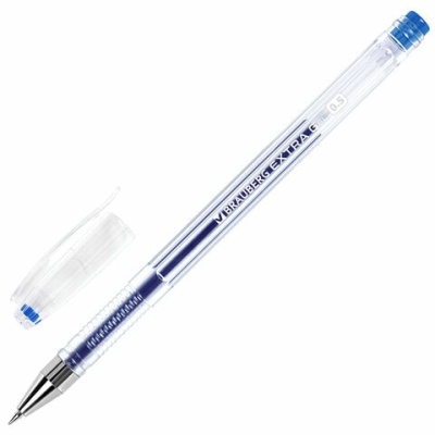 Ручка гелевая BRAUBERG "EXTRA", СИНЯЯ, 0,5 мм, 143902