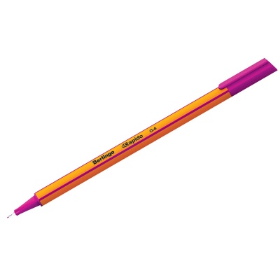 Ручка капиллярная Berlingo "Rapido" сиреневая, 0,4мм, трехгранная CK_40107