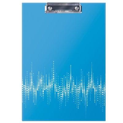 Планшет с зажимом Berlingo "Neon" А4, ламинированный, неоновый голубой APp_04801