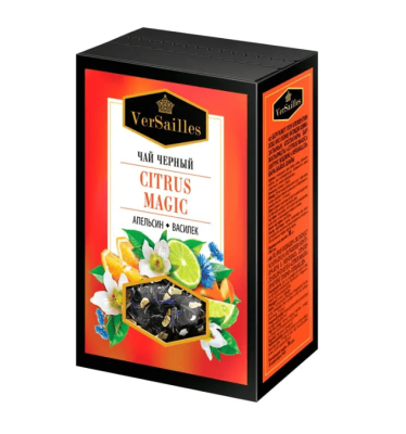 Чай черный VerSailles «Citrus Magic», листовой, 80 г