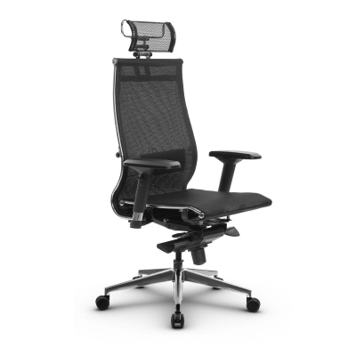 Офисное кресло Метта Samurai S-3.051 Infinity Easy Clean MPES, черный плюс