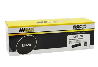 Картридж Hi-Black (HB-CF210X) для принтера HP CLJ Pro 200 M251/MFPM276, №131X, Bk, 2,4K