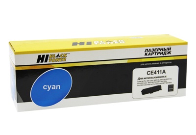 Картридж Hi-Black (HB-CE411A) для принтера HP CLJ Pro300 Color M375/Pro400 M451/M475, C, 2.6K