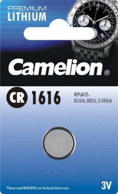 Батарейка CAMELION CR 1616 (1*BL, 3V) 3070