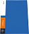 Папка 4 кольца диаметром 25мм, Lamark RF0169-BL, синяя, корешок 32 мм, карман на корешке с индексной