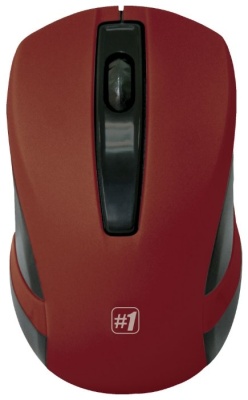 Мышь Defender MM-605, оптическая, беспроводная, красный