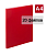 Папка файловая ATTACHE 20 файлов красная 0,3 файлы, 112314