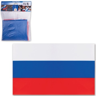 Флаг РФ, 70*105 см, карман под древко, упаковка европодвес 21419