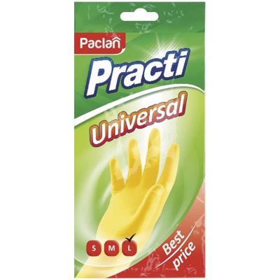 Перчатки резиновые PACLAN "PRACTI" Universal L, пара 407118