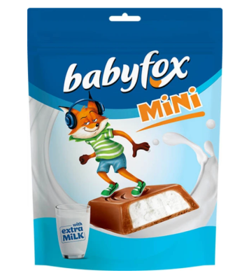 Конфеты «BabyFox» mini с молочной начинкой, 120 г
