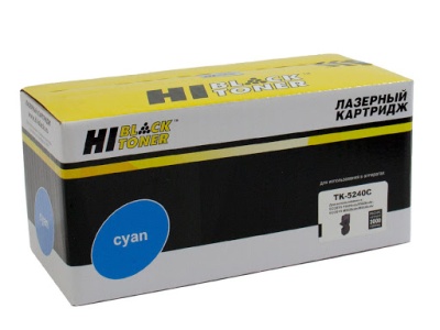 Тонер-картридж Hi-Black (TK-5240C) для Kyocera P5026cdn/M5526cdn, C, 3K