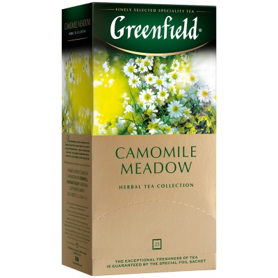 Чай Greenfield "Camomile Meadow", травяной, 25 фольг. пакетиков по 1,5г 0523-10