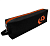 Пенал Lamark на 1 отделение, 21х7х3,5 см, с ручкой, черный, молния и лого оранжевые, PB0028-OR