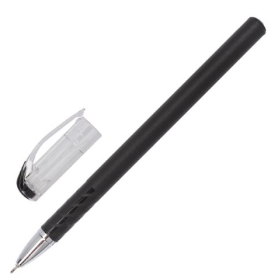 Ручка гелевая STAFF "College" GP-182, ЧЕРНАЯ, 0,6 мм, 143018