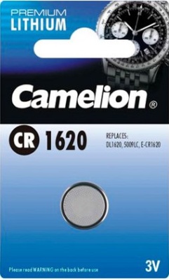 Батарейка Camelion CR 1620 (1*BL, 3V) 3610